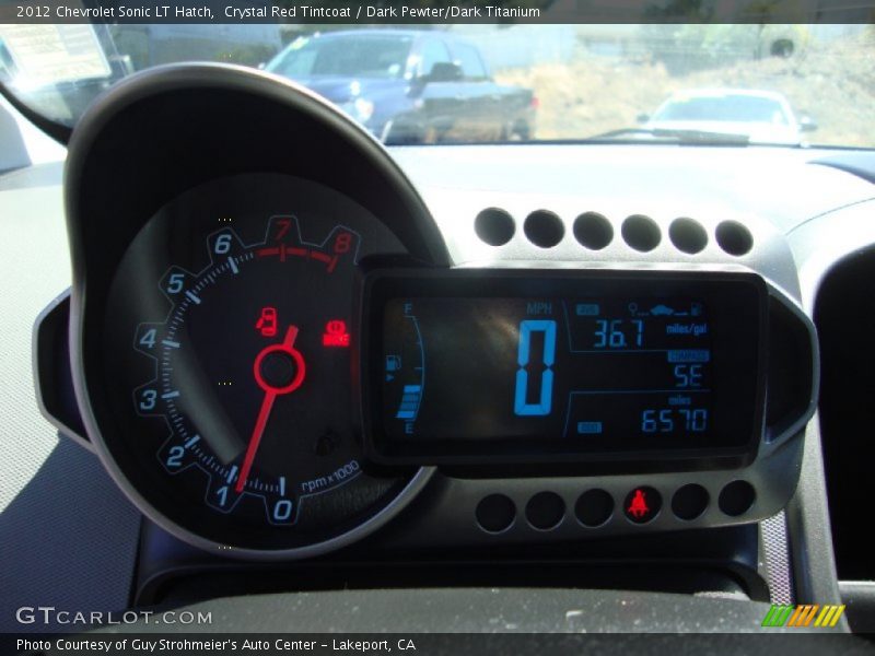 Crystal Red Tintcoat / Dark Pewter/Dark Titanium 2012 Chevrolet Sonic LT Hatch