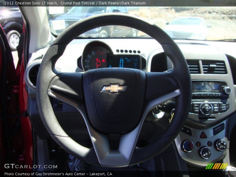 Crystal Red Tintcoat / Dark Pewter/Dark Titanium 2012 Chevrolet Sonic LT Hatch