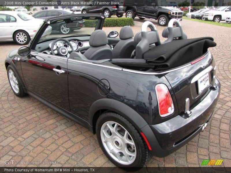 Astro Black Metallic / Panther Black 2008 Mini Cooper S Convertible