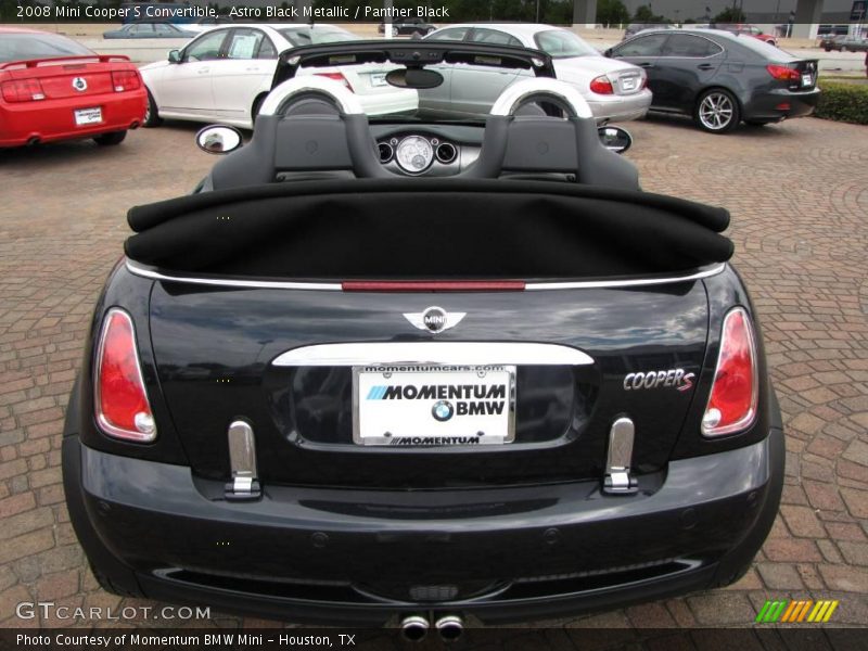 Astro Black Metallic / Panther Black 2008 Mini Cooper S Convertible