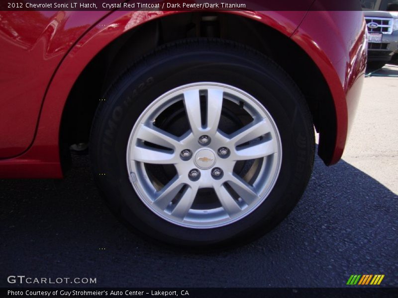 Crystal Red Tintcoat / Dark Pewter/Dark Titanium 2012 Chevrolet Sonic LT Hatch