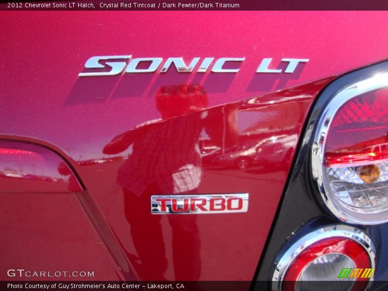 Crystal Red Tintcoat / Dark Pewter/Dark Titanium 2012 Chevrolet Sonic LT Hatch