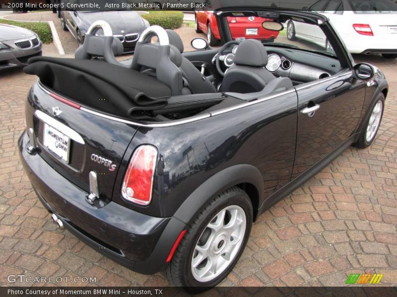 Astro Black Metallic / Panther Black 2008 Mini Cooper S Convertible