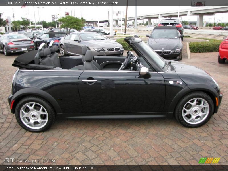 Astro Black Metallic / Panther Black 2008 Mini Cooper S Convertible