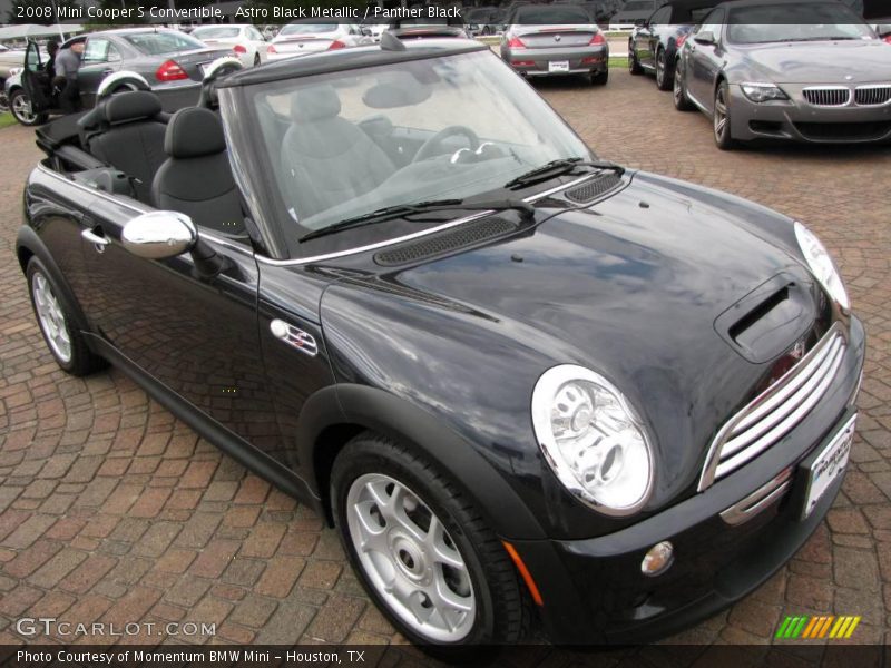 Astro Black Metallic / Panther Black 2008 Mini Cooper S Convertible