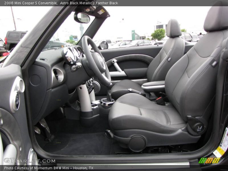 Astro Black Metallic / Panther Black 2008 Mini Cooper S Convertible