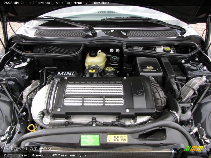 Astro Black Metallic / Panther Black 2008 Mini Cooper S Convertible