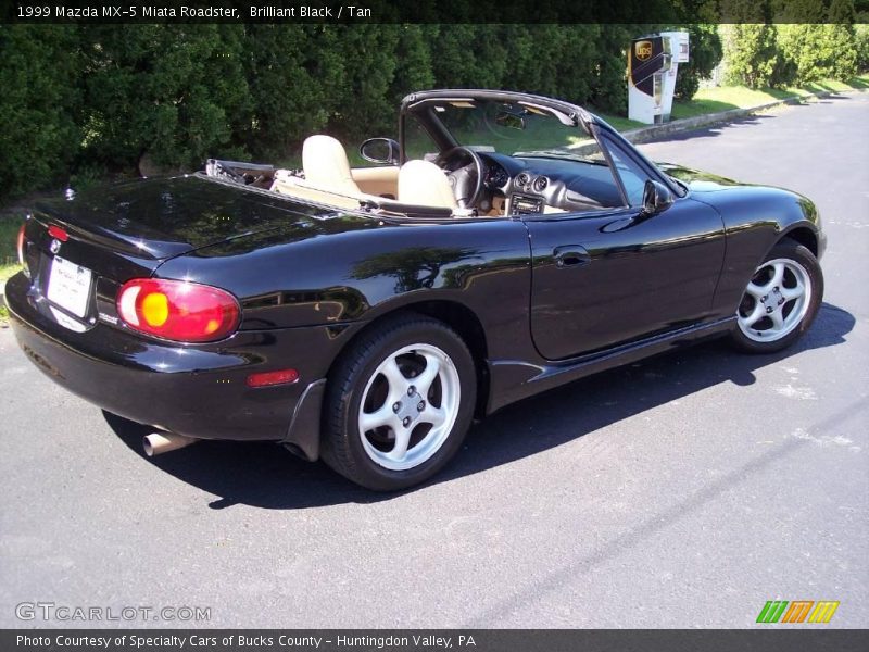 Brilliant Black / Tan 1999 Mazda MX-5 Miata Roadster