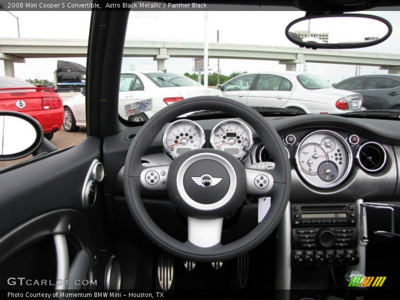Astro Black Metallic / Panther Black 2008 Mini Cooper S Convertible