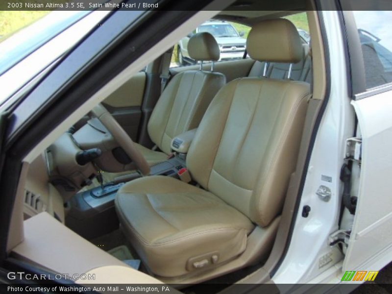  2003 Altima 3.5 SE Blond Interior