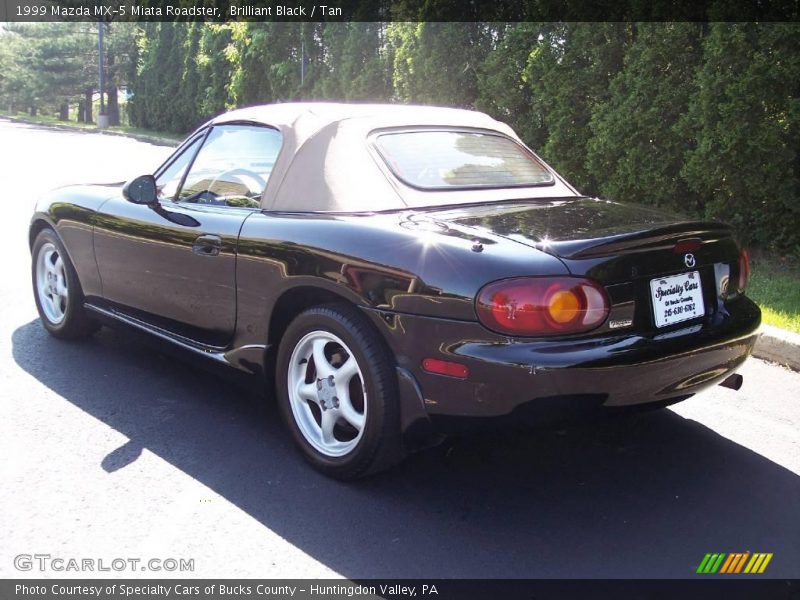 Brilliant Black / Tan 1999 Mazda MX-5 Miata Roadster