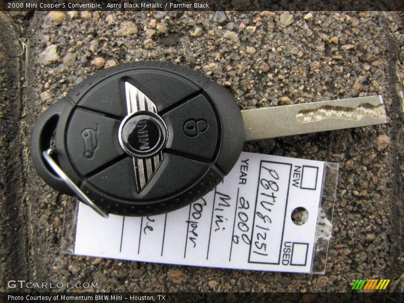 Astro Black Metallic / Panther Black 2008 Mini Cooper S Convertible