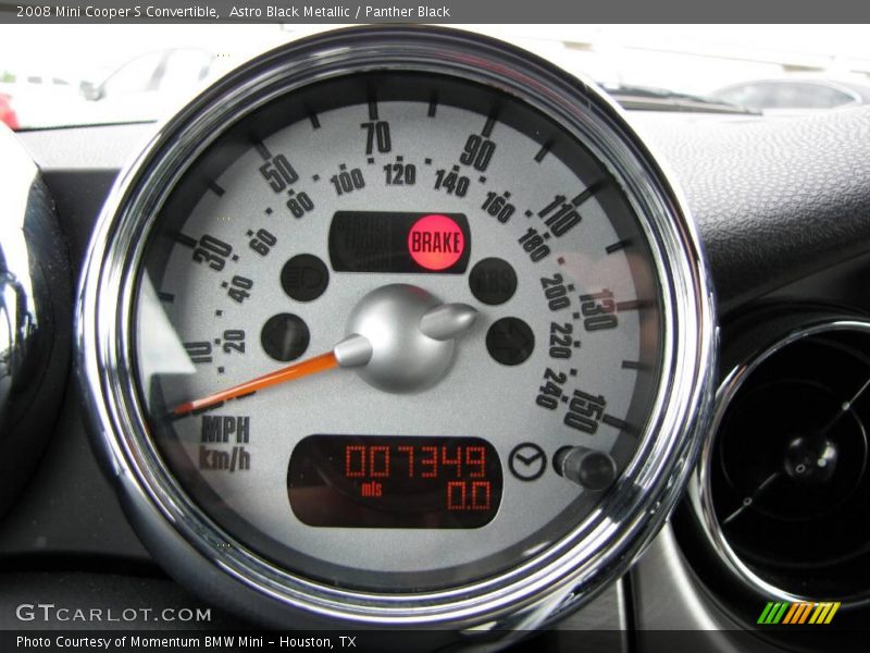 Astro Black Metallic / Panther Black 2008 Mini Cooper S Convertible