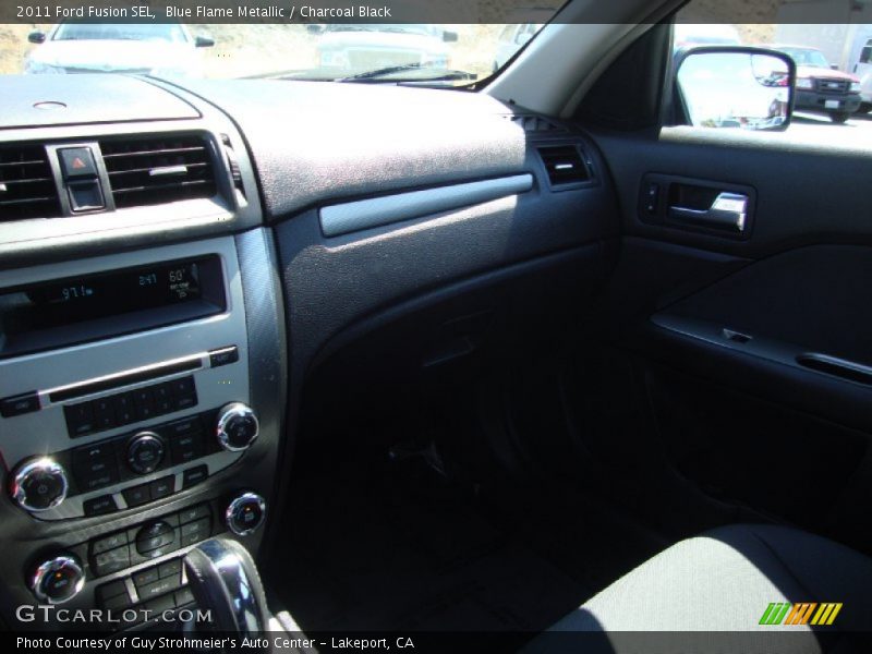 Blue Flame Metallic / Charcoal Black 2011 Ford Fusion SEL