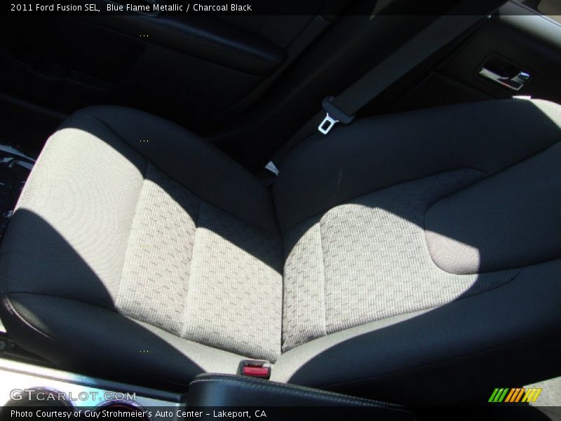Blue Flame Metallic / Charcoal Black 2011 Ford Fusion SEL