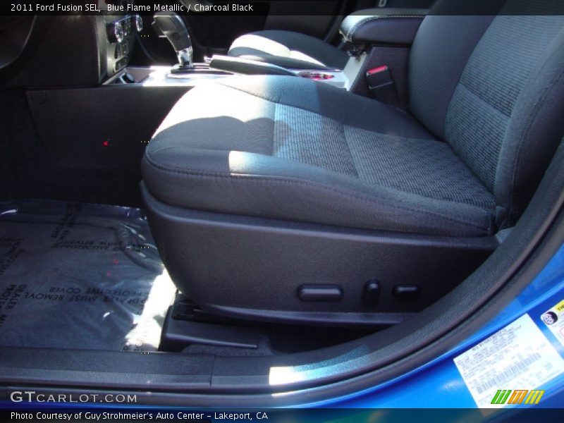 Blue Flame Metallic / Charcoal Black 2011 Ford Fusion SEL