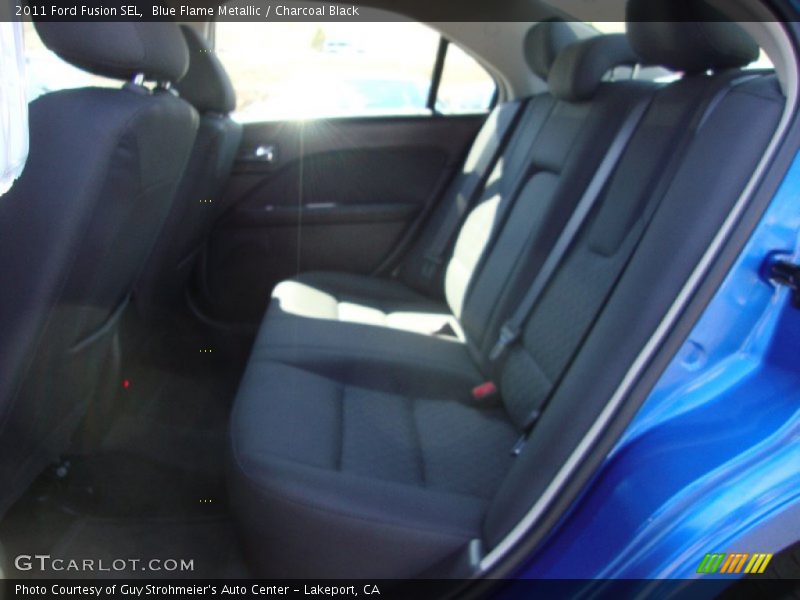 Blue Flame Metallic / Charcoal Black 2011 Ford Fusion SEL