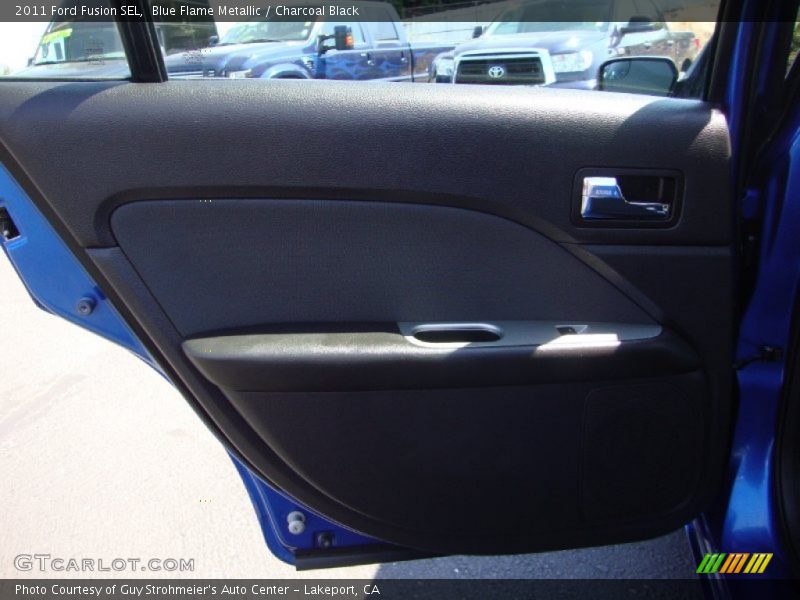 Blue Flame Metallic / Charcoal Black 2011 Ford Fusion SEL