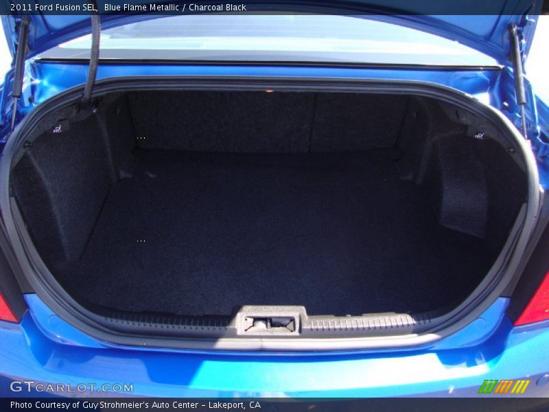 Blue Flame Metallic / Charcoal Black 2011 Ford Fusion SEL