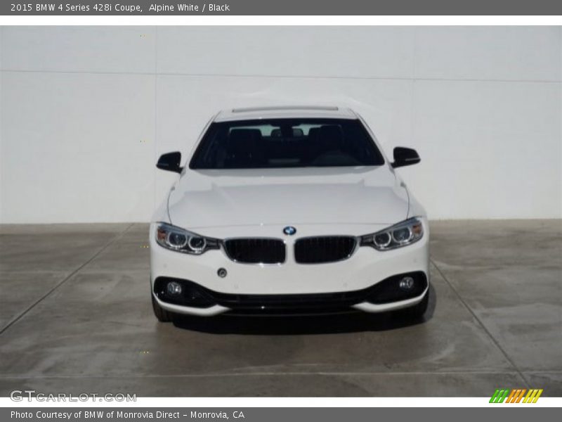 Alpine White / Black 2015 BMW 4 Series 428i Coupe