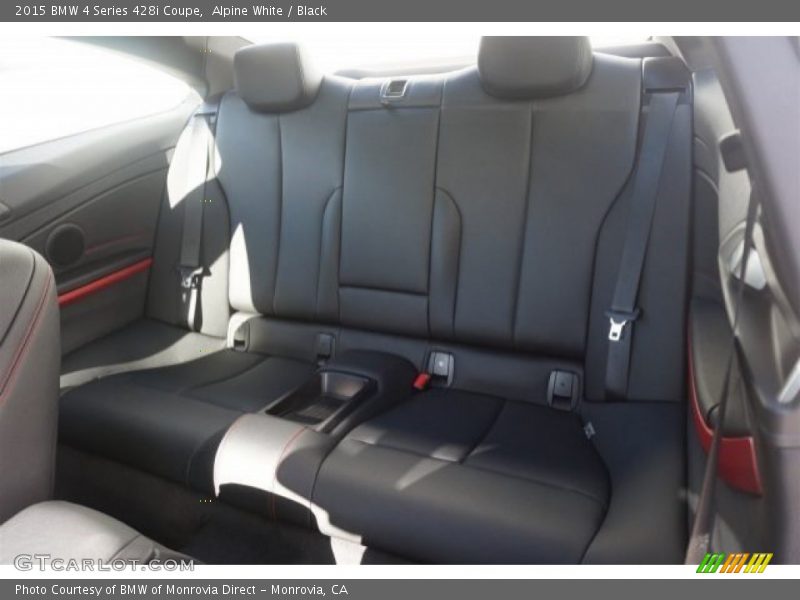 Rear Seat of 2015 4 Series 428i Coupe