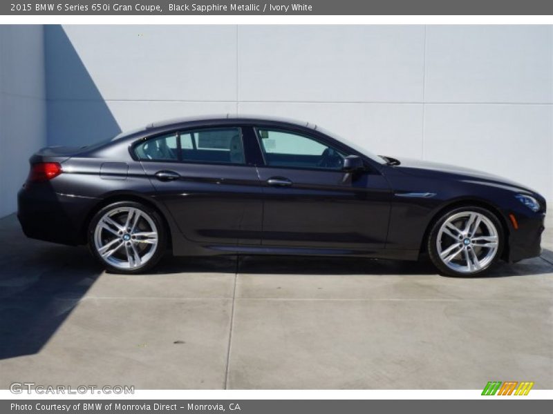  2015 6 Series 650i Gran Coupe Black Sapphire Metallic