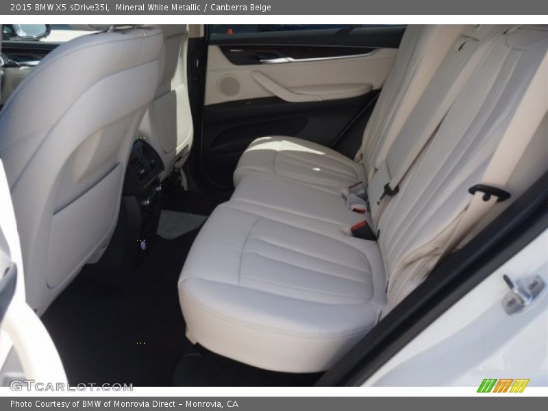 Mineral White Metallic / Canberra Beige 2015 BMW X5 sDrive35i