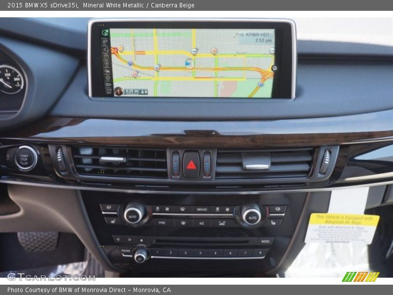 Navigation of 2015 X5 sDrive35i