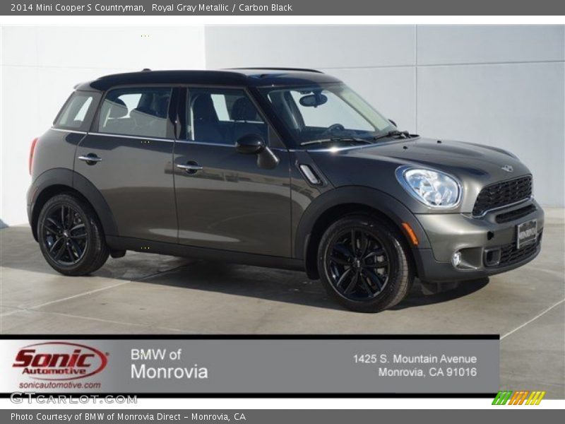 Royal Gray Metallic / Carbon Black 2014 Mini Cooper S Countryman