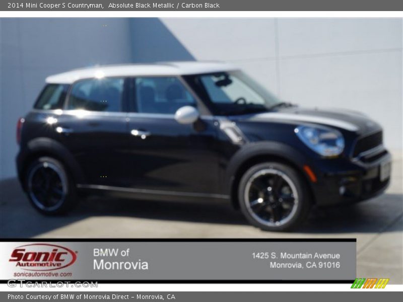 Absolute Black Metallic / Carbon Black 2014 Mini Cooper S Countryman