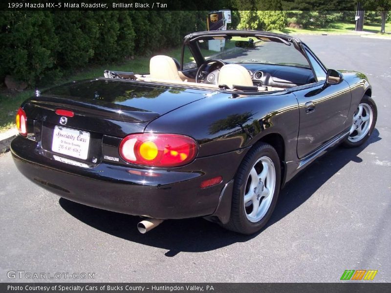 Brilliant Black / Tan 1999 Mazda MX-5 Miata Roadster