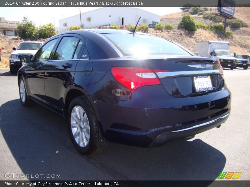 True Blue Pearl / Black/Light Frost Beige 2014 Chrysler 200 Touring Sedan