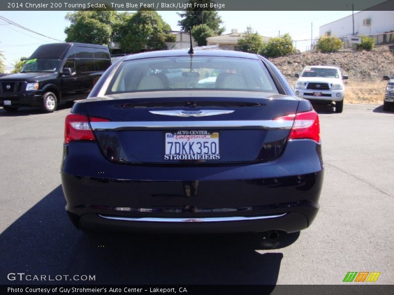 True Blue Pearl / Black/Light Frost Beige 2014 Chrysler 200 Touring Sedan