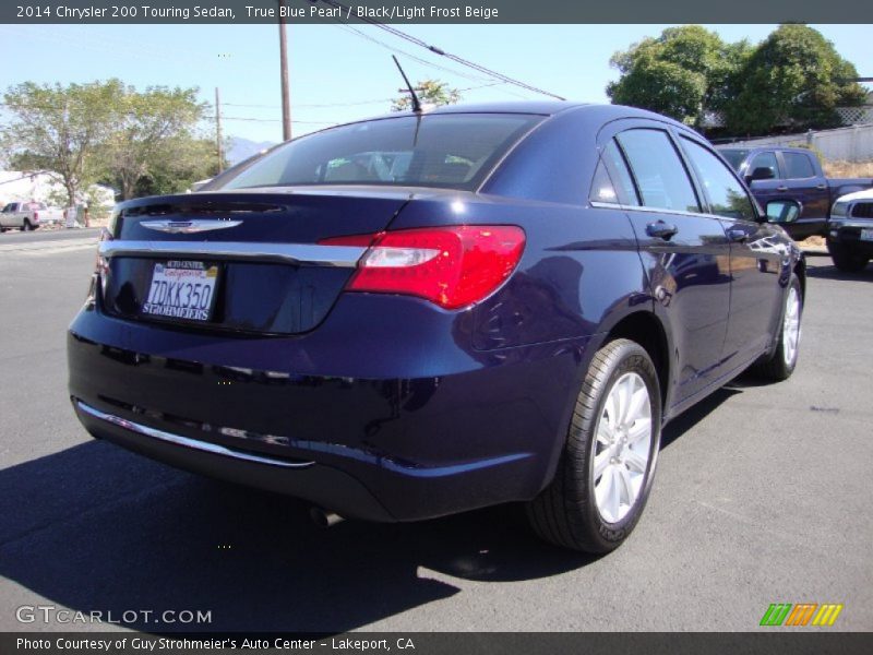 True Blue Pearl / Black/Light Frost Beige 2014 Chrysler 200 Touring Sedan