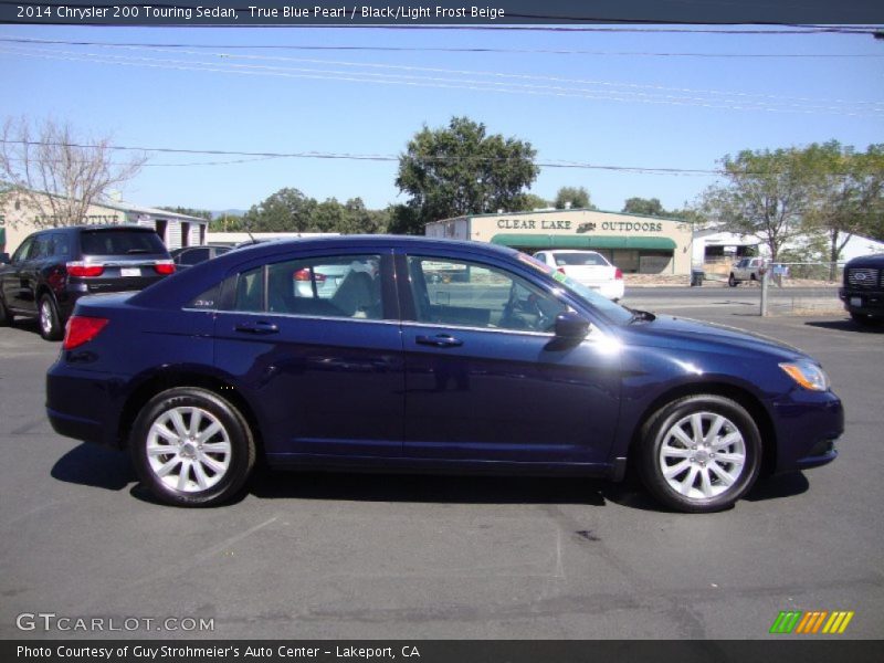 True Blue Pearl / Black/Light Frost Beige 2014 Chrysler 200 Touring Sedan