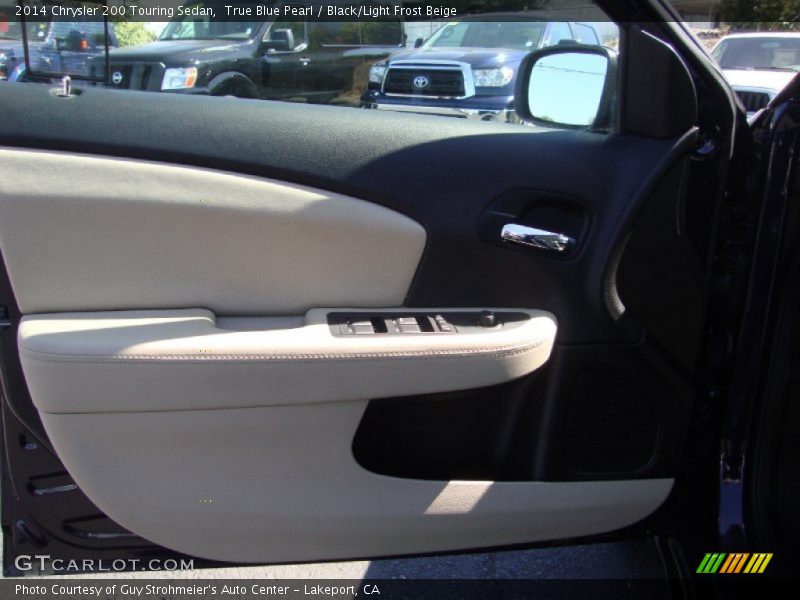 True Blue Pearl / Black/Light Frost Beige 2014 Chrysler 200 Touring Sedan