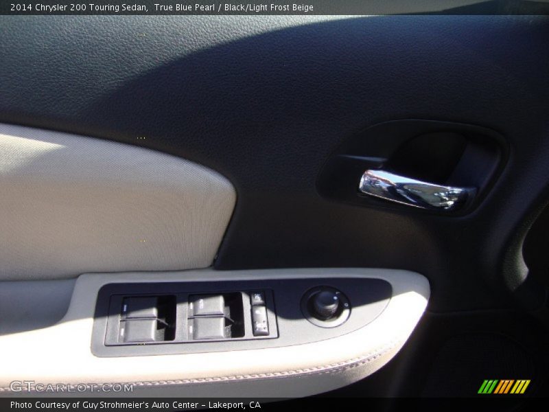 True Blue Pearl / Black/Light Frost Beige 2014 Chrysler 200 Touring Sedan
