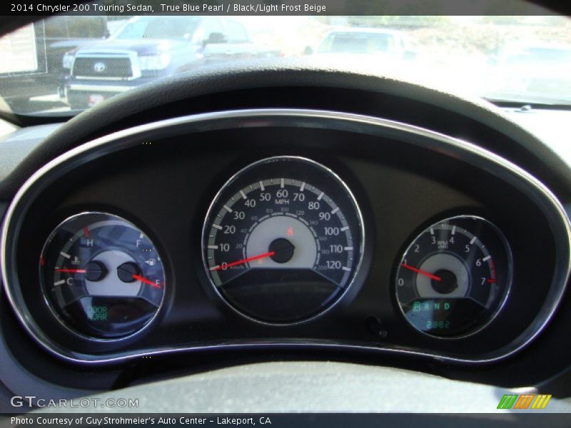 True Blue Pearl / Black/Light Frost Beige 2014 Chrysler 200 Touring Sedan