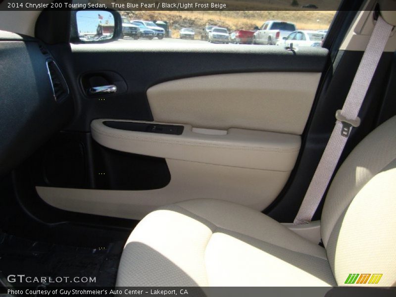 True Blue Pearl / Black/Light Frost Beige 2014 Chrysler 200 Touring Sedan