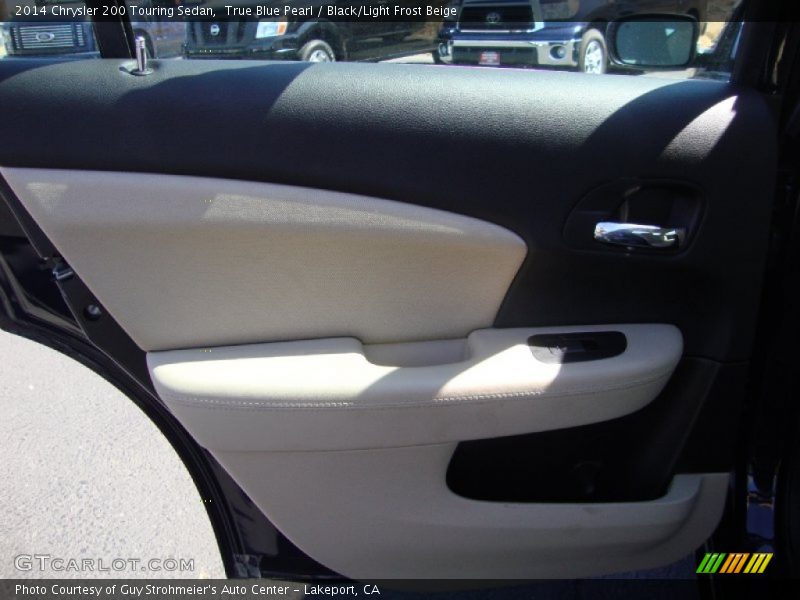 True Blue Pearl / Black/Light Frost Beige 2014 Chrysler 200 Touring Sedan