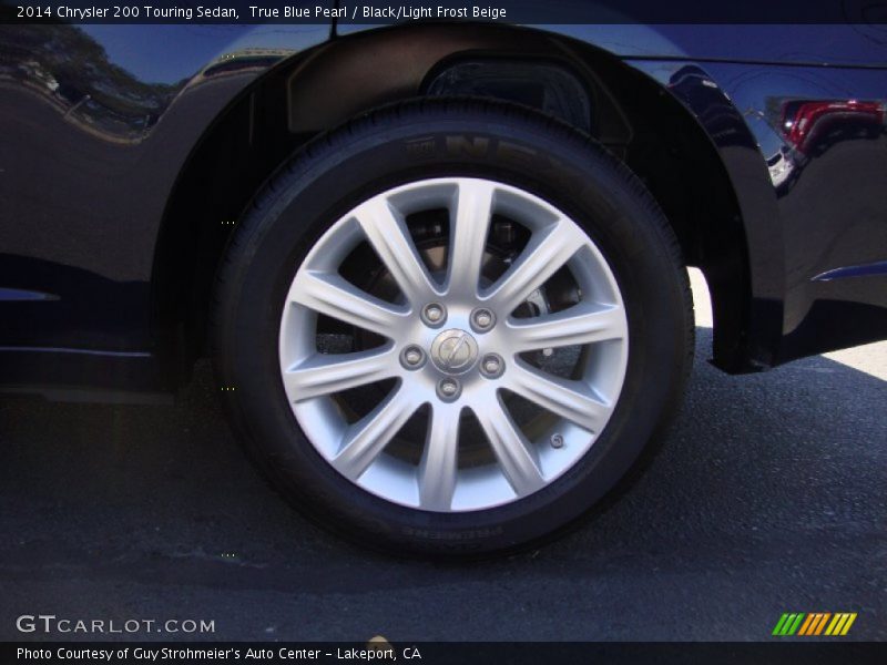True Blue Pearl / Black/Light Frost Beige 2014 Chrysler 200 Touring Sedan