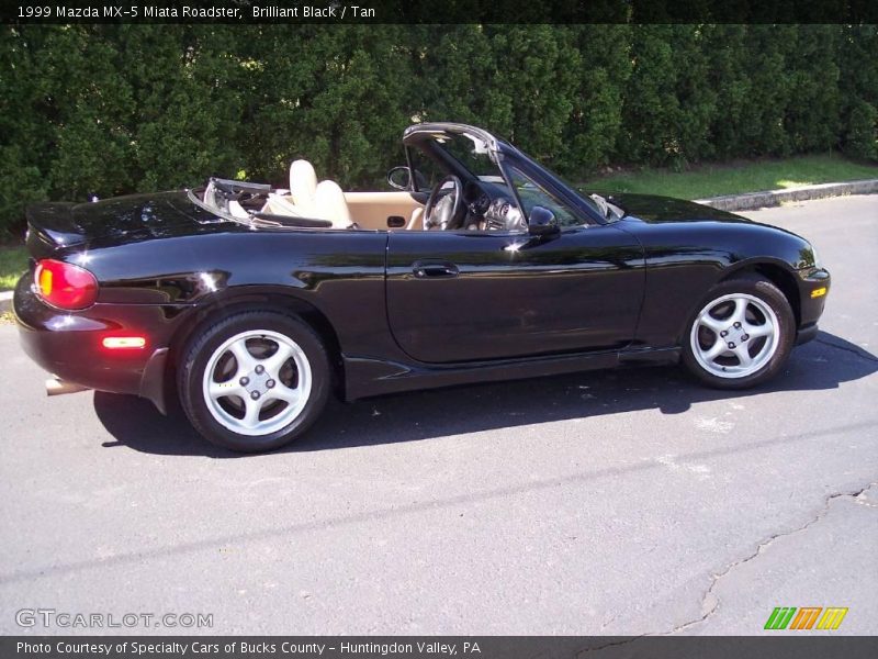 Brilliant Black / Tan 1999 Mazda MX-5 Miata Roadster