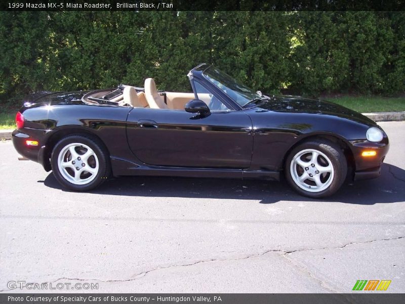 Brilliant Black / Tan 1999 Mazda MX-5 Miata Roadster