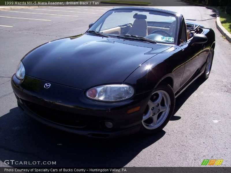 Brilliant Black / Tan 1999 Mazda MX-5 Miata Roadster
