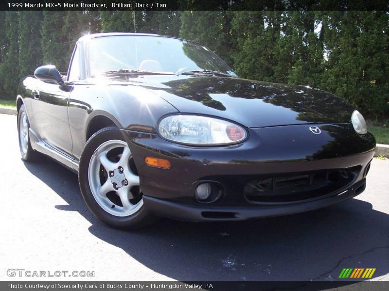 Brilliant Black / Tan 1999 Mazda MX-5 Miata Roadster