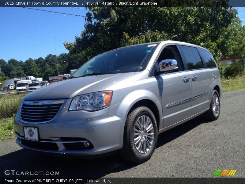 Billet Silver Metallic / Black/Light Graystone 2015 Chrysler Town & Country Touring-L