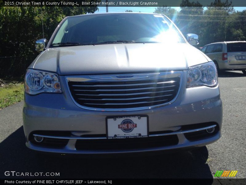 Billet Silver Metallic / Black/Light Graystone 2015 Chrysler Town & Country Touring-L