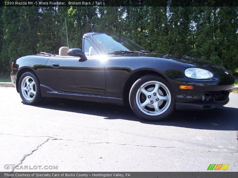 Brilliant Black / Tan 1999 Mazda MX-5 Miata Roadster