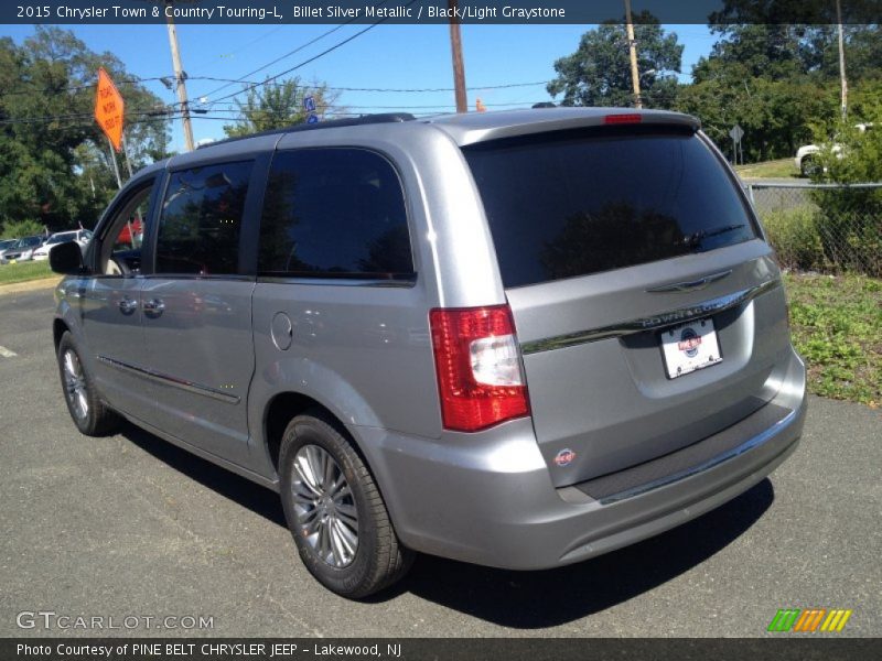 Billet Silver Metallic / Black/Light Graystone 2015 Chrysler Town & Country Touring-L