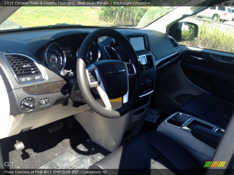 Billet Silver Metallic / Black/Light Graystone 2015 Chrysler Town & Country Touring-L